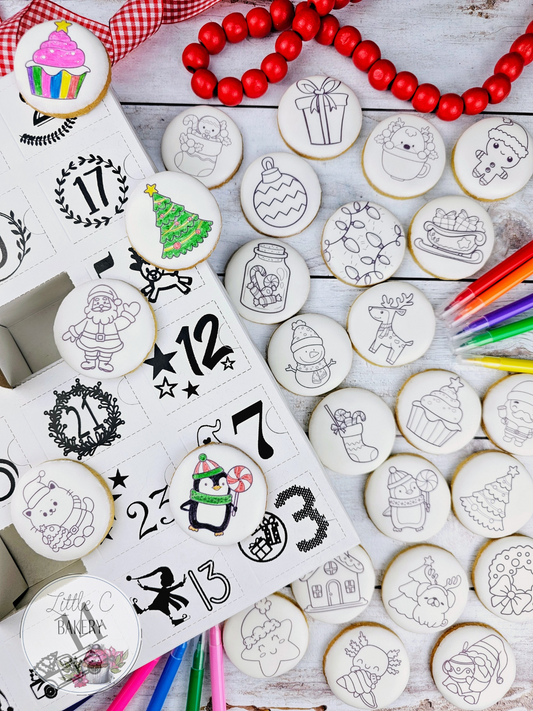 Color Your Own Advent Calendar
