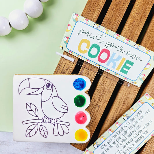 Toucan Paint-Your-Own Cookie (PYO)