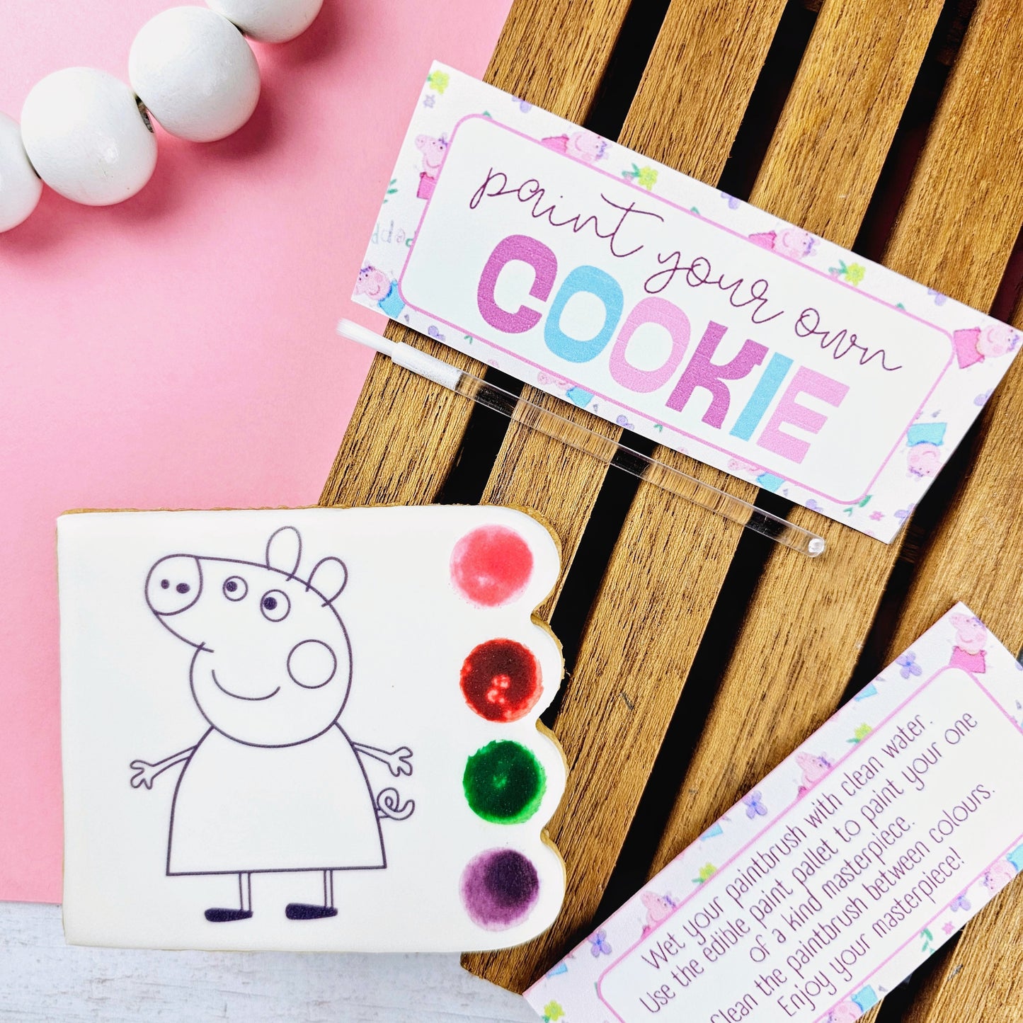 Peppa Pig Paint-Your-Own Cookie (PYO)
