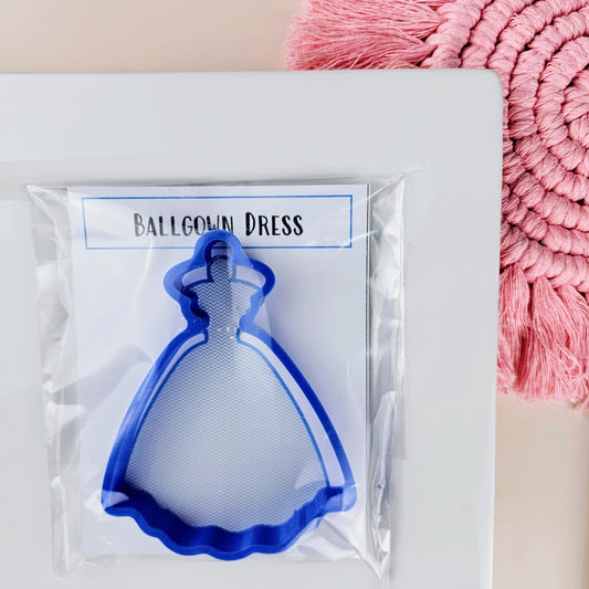 Ballgown Dress Cookie Cutter