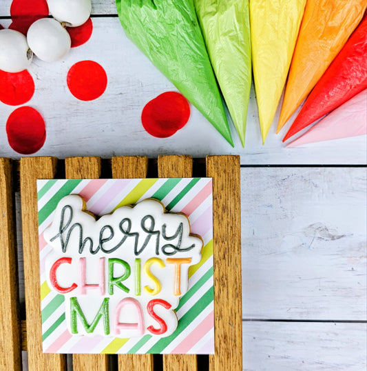 Merry Christmas Cookie Card