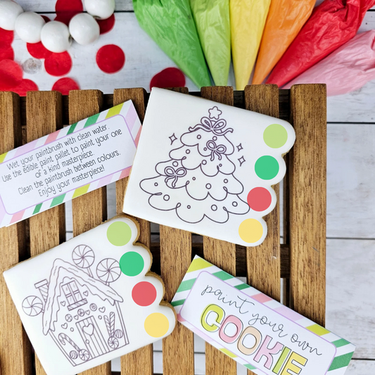 Christmas Paint Your Own (PYO) Cookie- Tree
