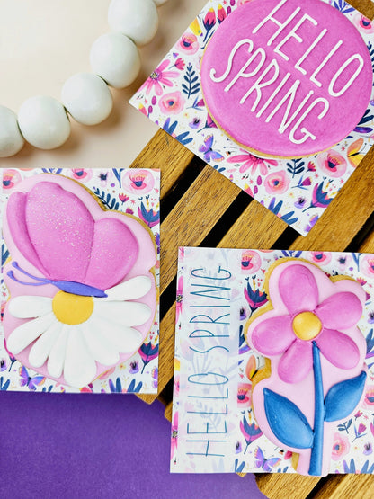 Spring Purple Cookie Card 1