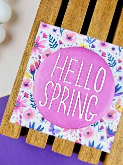 Spring Purple Cookie Card 2
