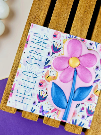 Spring Purple Cookie Card 4