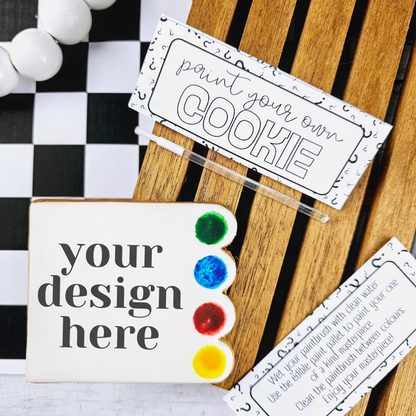 Custom Paint-Your-Own Cookie (PYO)