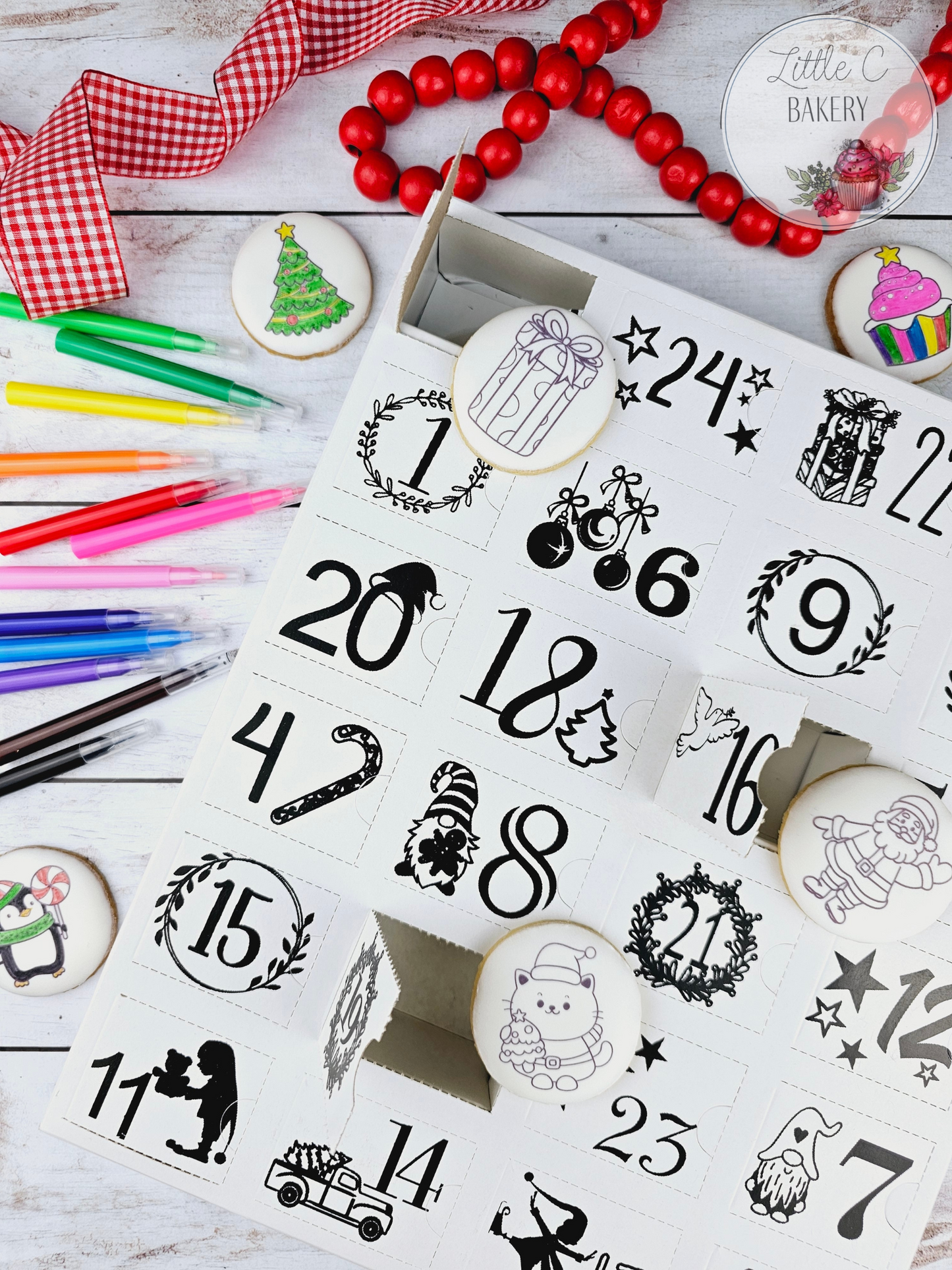 Color Your Own Advent Calendar